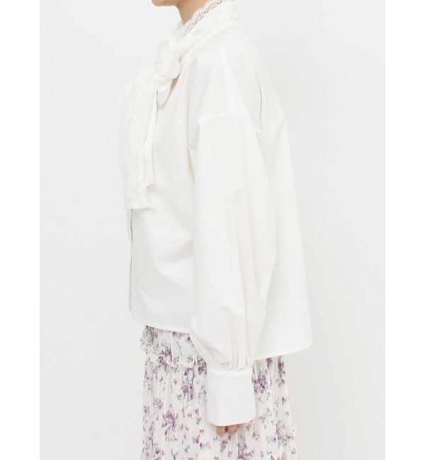 merry jenny「lace ダブルボウタイブラウス」|シャツ・ブラウス|