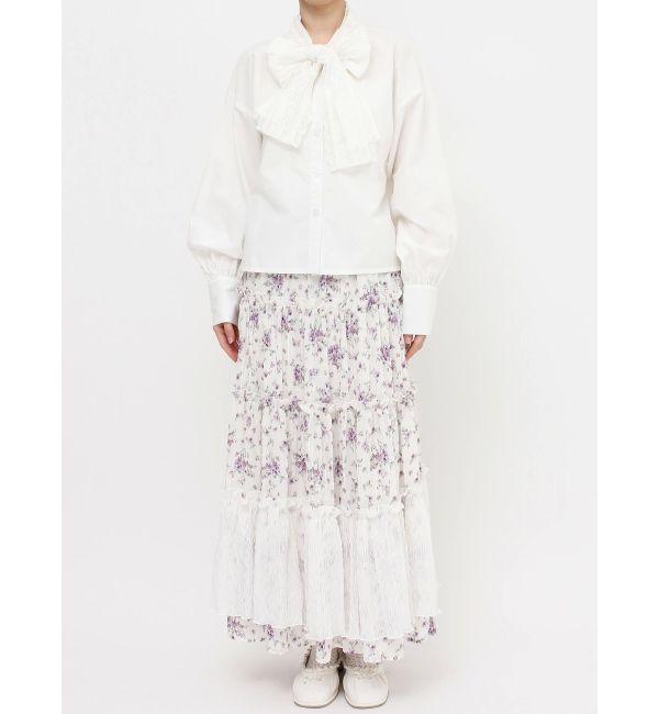 merry jenny「lace ダブルボウタイブラウス」|シャツ・ブラウス|