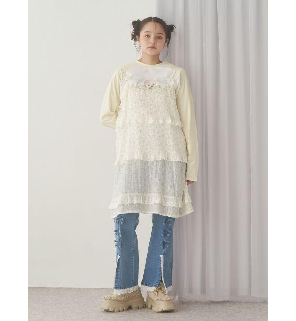 merry jenny「Petitflowerベビードール」|シャツ・ブラウス|