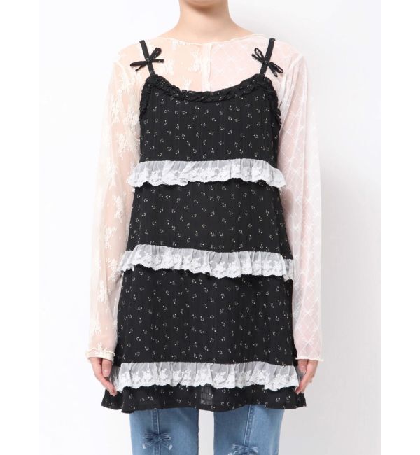 merry jenny「Petitflowerベビードール」|シャツ・ブラウス|