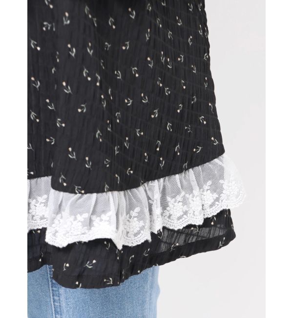 merry jenny「Petitflowerベビードール」|シャツ・ブラウス|