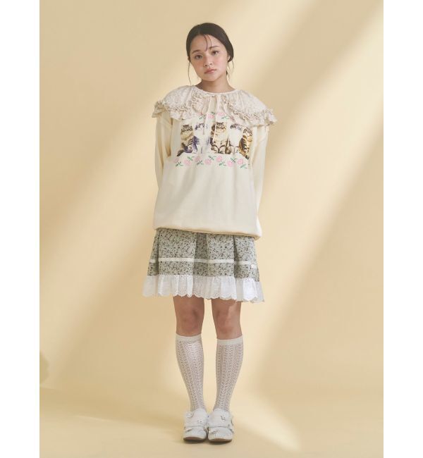 merry jenny「blooming catスウェット」|スウェット・ジャージ|