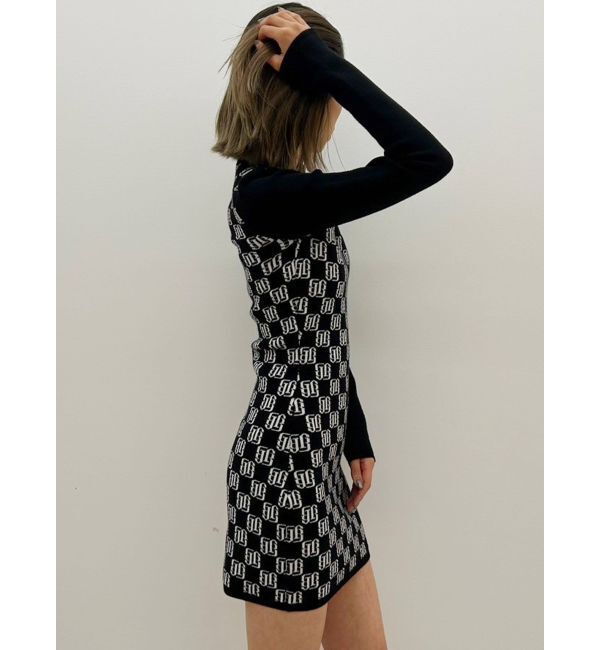 GYDA「GYGYジャカードタイトニットワンピース」|ワンピース|