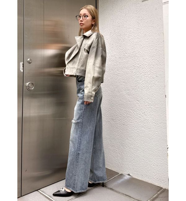 GYDA「Paintショートライダースジャケット」|その他|