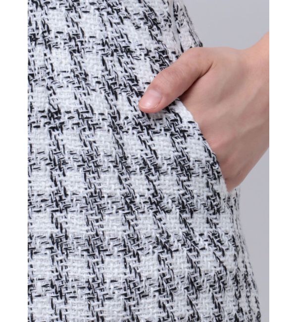 GYDA「ラメツイードショートロンパース」|オールインワン|