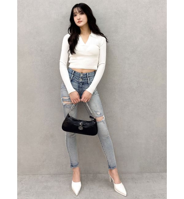 GYDA「POLOニットトップス」|ニット・セーター|