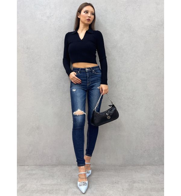 GYDA「POLOニットトップス」|ニット・セーター|