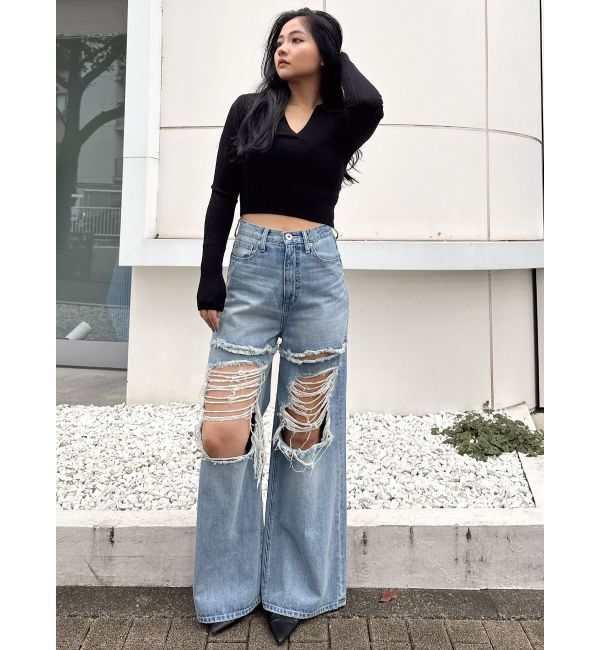 GYDA「POLOニットトップス」|ニット・セーター|