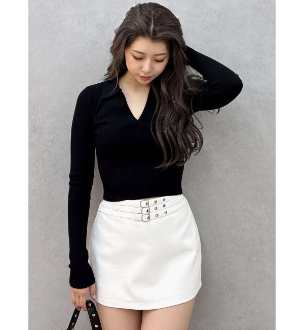 GYDA「POLOニットトップス」|ニット・セーター|