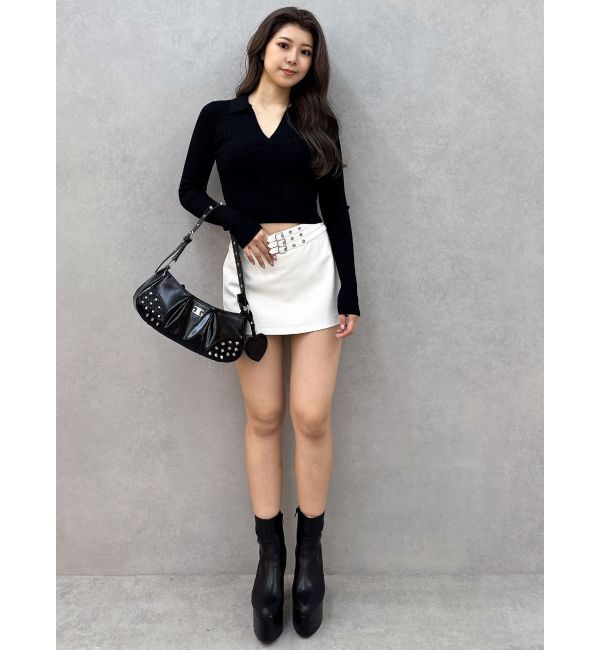 GYDA「POLOニットトップス」|ニット・セーター|