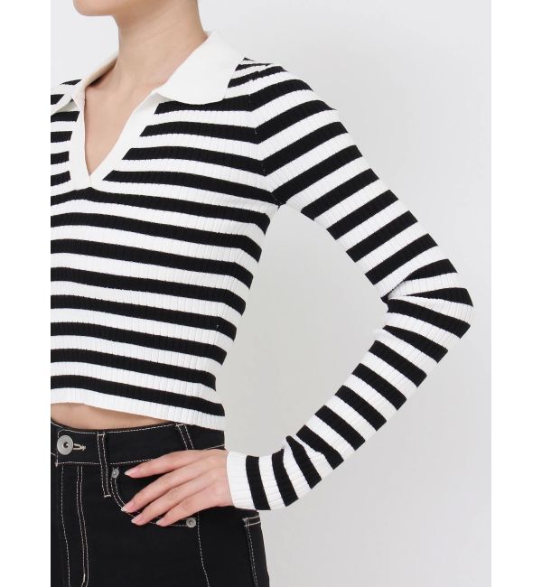 GYDA「POLOニットトップス」|ニット・セーター|