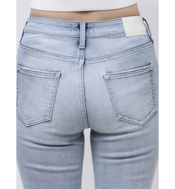 GYDA「ハイウエストBASICフレアデニムパンツ」|デニム|