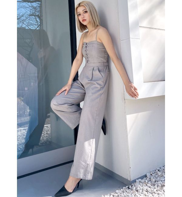 GYDA「ビスチェデザインロンパース」|オールインワン|