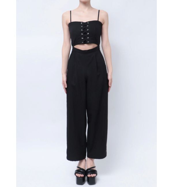 GYDA「ビスチェデザインロンパース」|オールインワン|