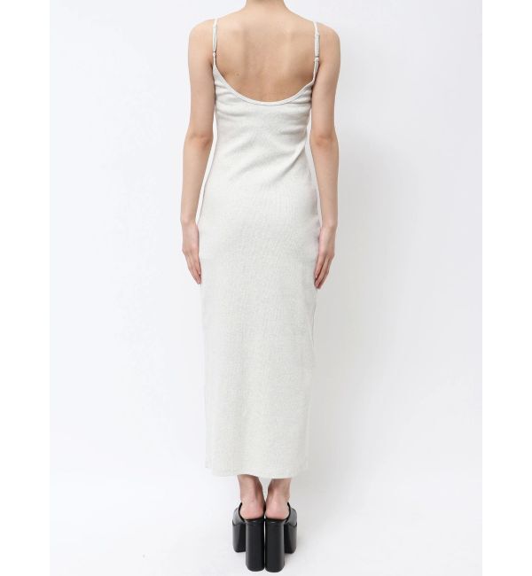GYDA「SIDE スリットテレコキャミロングワンピース」|ワンピース|
