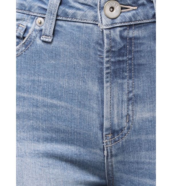 GYDA「ミドルウエストSIDE RIPPEDスキニーデニムパンツ」|デニム|