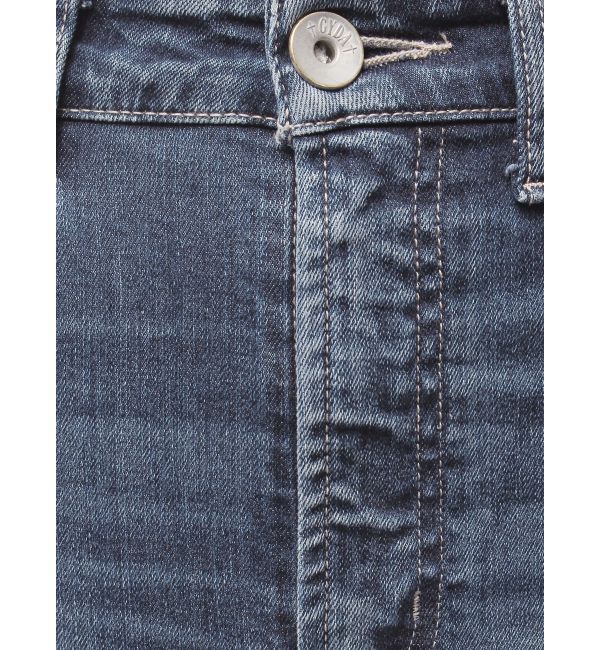 GYDA「ハイウエストcut out poketダメージスキニーデニムパンツ」|デニム|