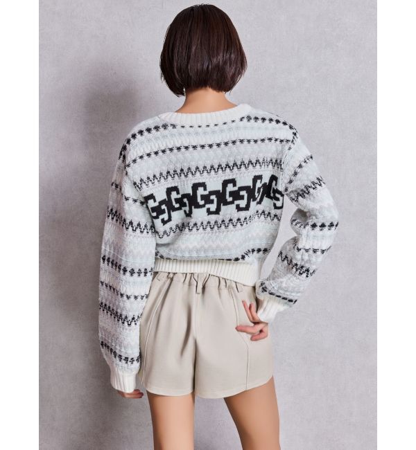 GYDA「2WAY ECO FUR LEG WARMERニットブーツ」|ロングブーツ|