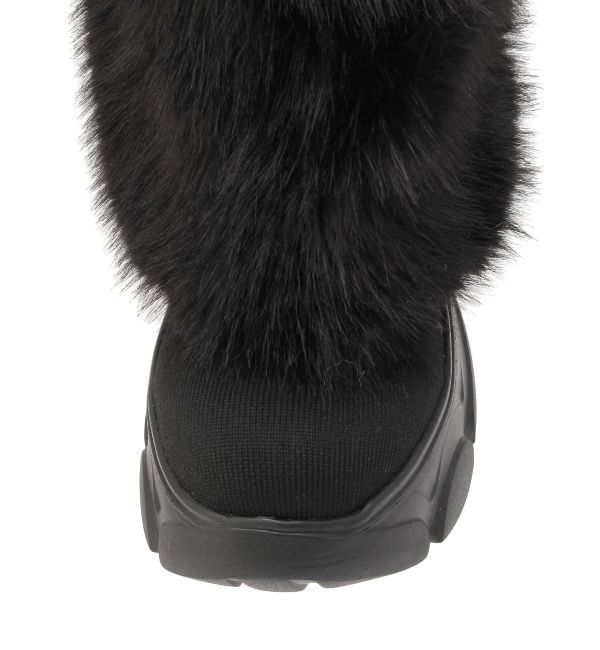 GYDA「2WAY ECO FUR LEG WARMERニットブーツ」|ロングブーツ|