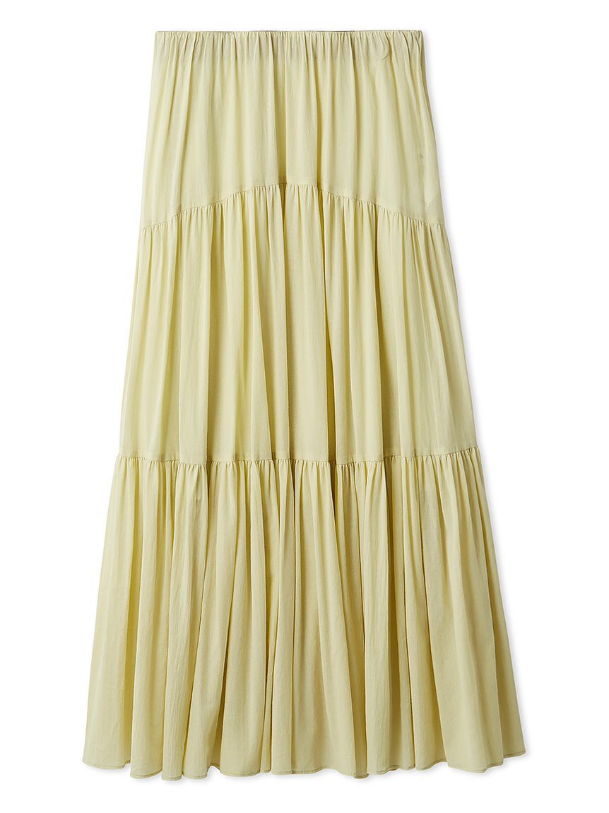 Mila Owen「マキシ丈ボリュームティアードスカート」|スカート|