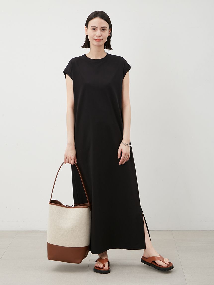 Mila Owen「フレンチスリーブサイドスリットカットワンピース」|ワンピース|