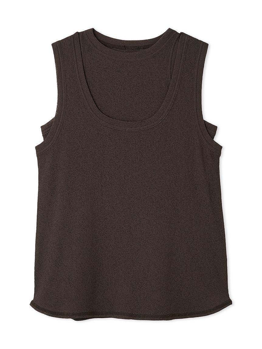 Mila Owen「イージーケアタンクレイヤードカットトップス」|タンクトップ|