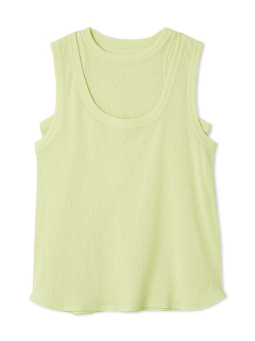 Mila Owen「イージーケアタンクレイヤードカットトップス」|タンクトップ|