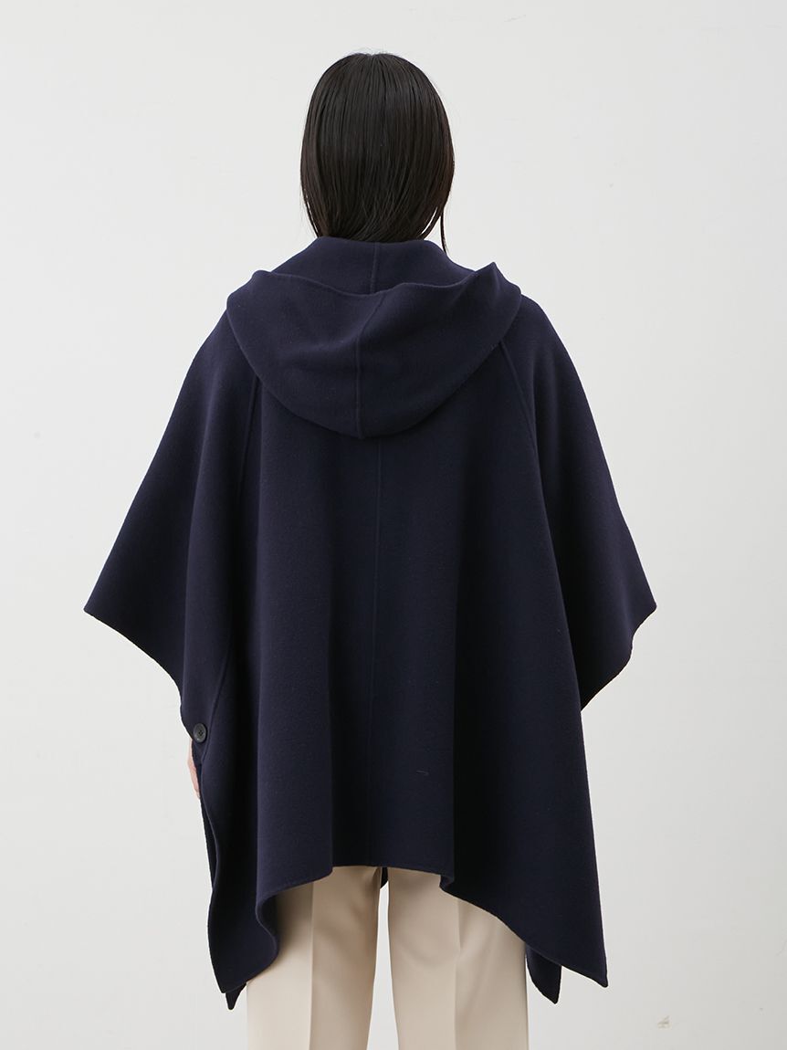 ミラウォーエン　ポンチョ ミラ オーウェン Mila Owen ユーティリティフードポンチョコート