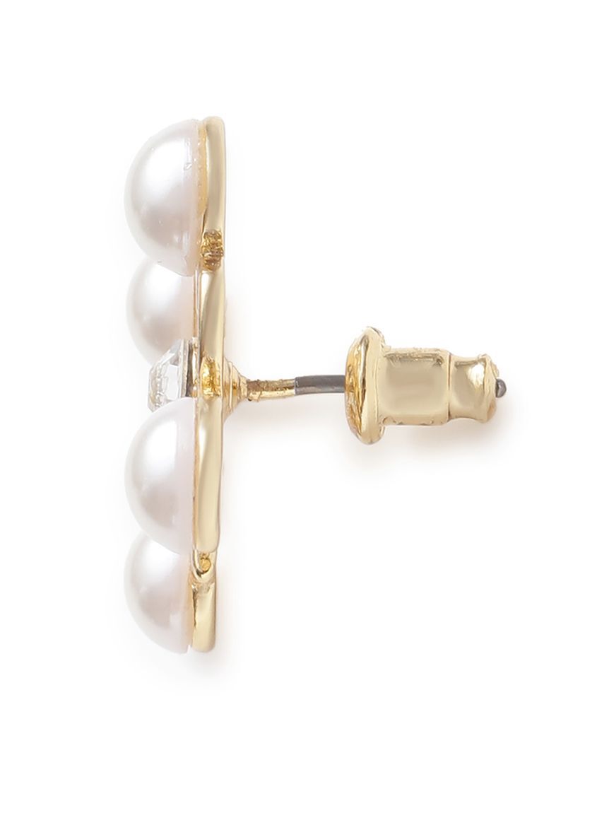 Mila Owen「モチーフパールストーンピアス」|ピアス|