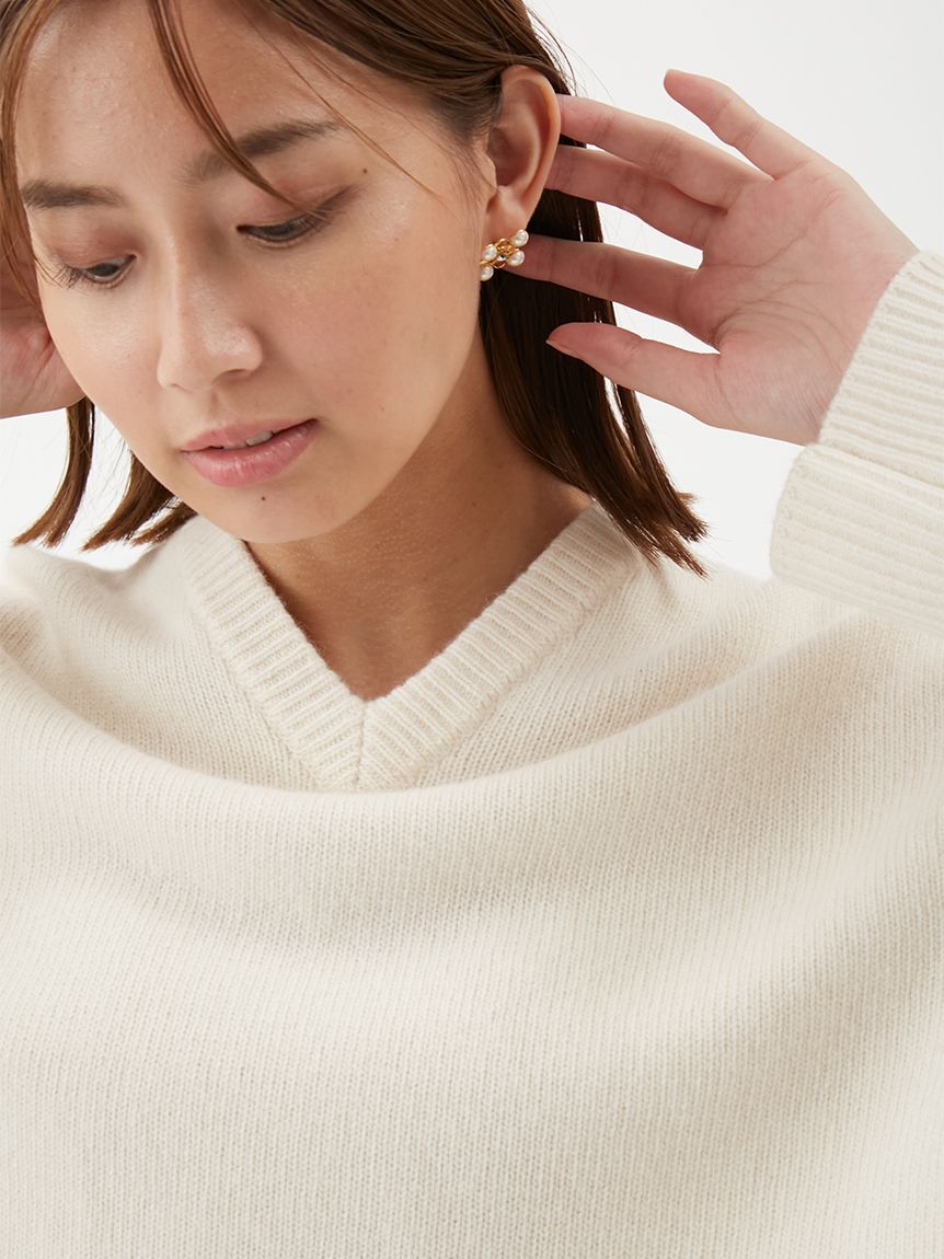 Mila Owen「モチーフパールストーンピアス」|ピアス|