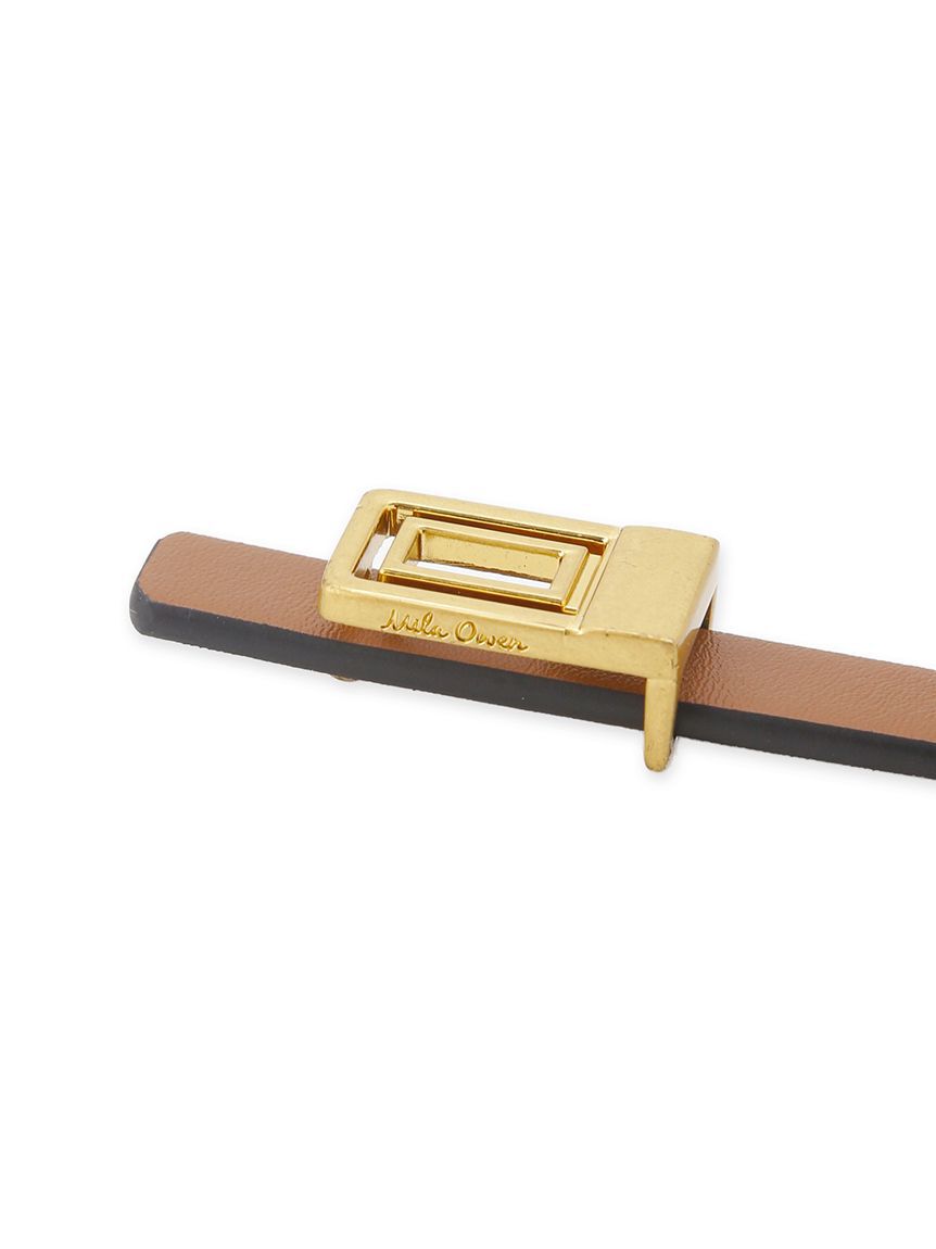 Mila Owen「クラッシックバックルリバーシブルベルト」|ベルト|