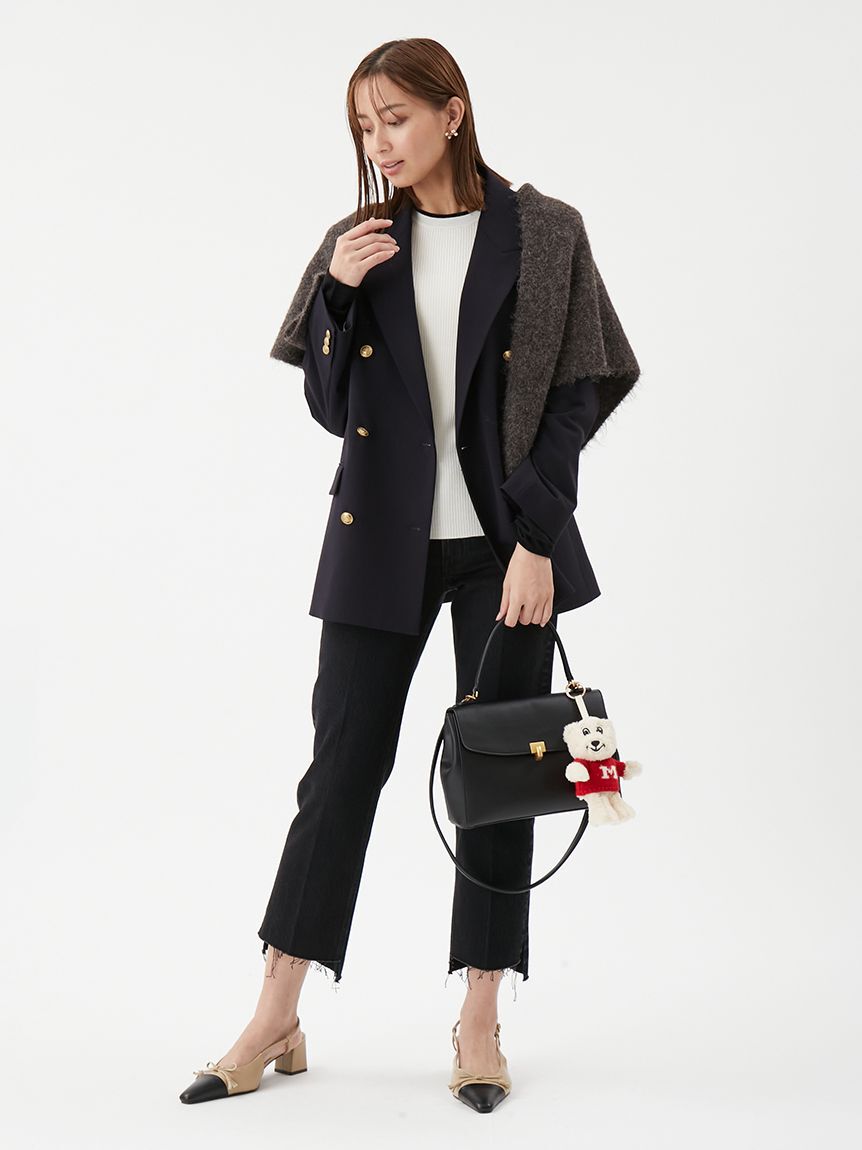 Mila Owen「メタルモチーフスクエアバッグ」|ショルダー・メッセンジャー|