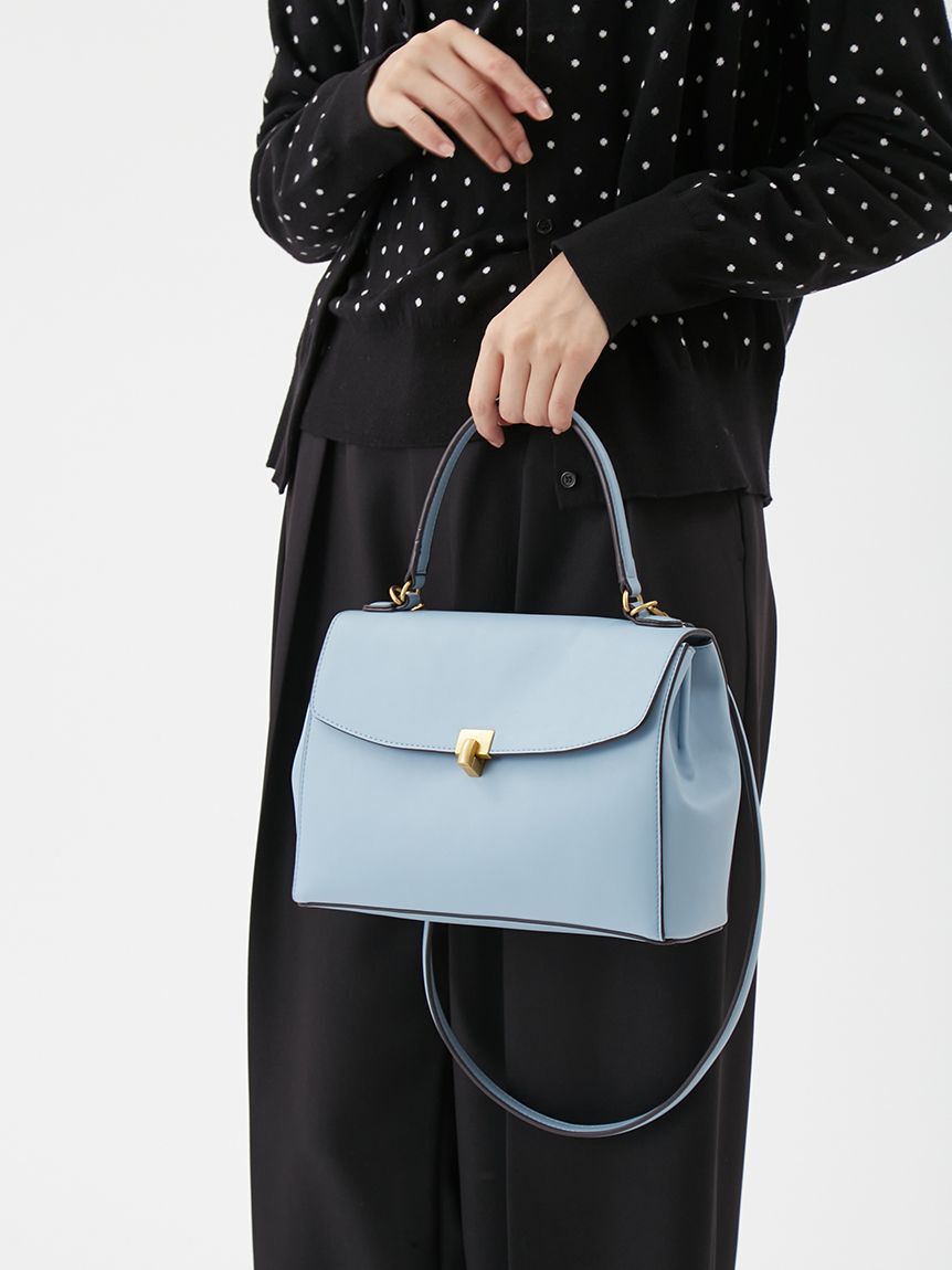 Mila Owen「メタルモチーフスクエアバッグ」|ショルダー・メッセンジャー|