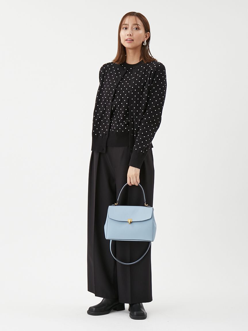 Mila Owen「メタルモチーフスクエアバッグ」|ショルダー・メッセンジャー|