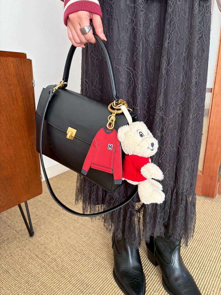 Mila Owen「メタルモチーフスクエアバッグ」|ショルダー・メッセンジャー|