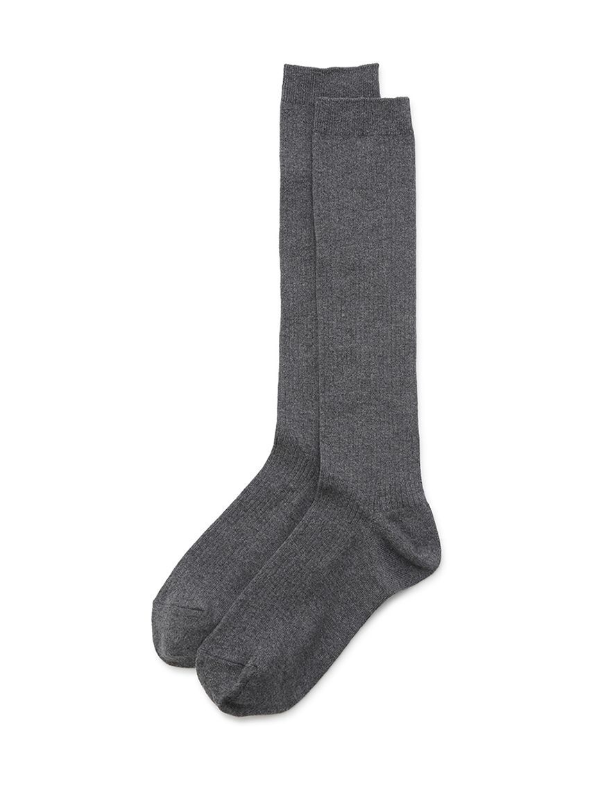 emmi atelier「コットンリブハイソックス」|ソックス|