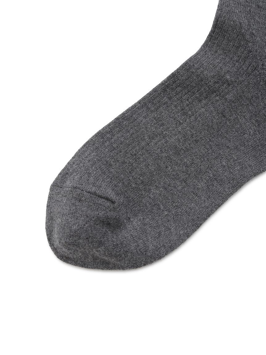 emmi atelier「コットンリブハイソックス」|ソックス|