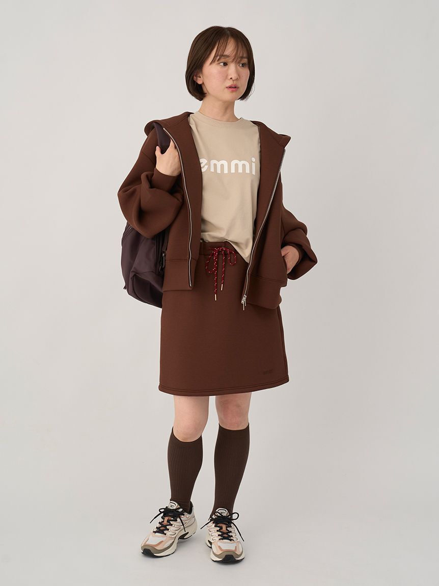 emmi atelier「emmiロゴTシャツ」|Tシャツ・カットソー|