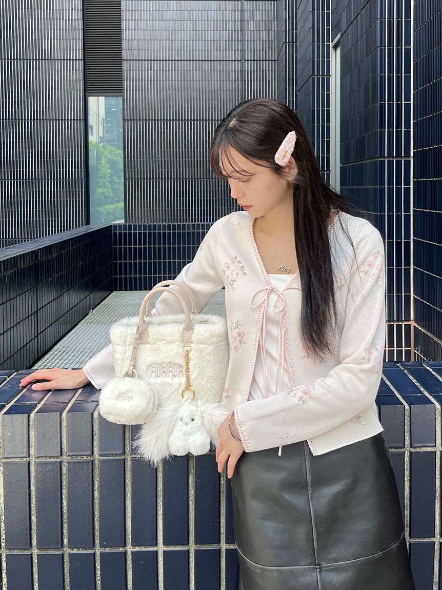 FURFUR「レザーライクミディスカート」|スカート|