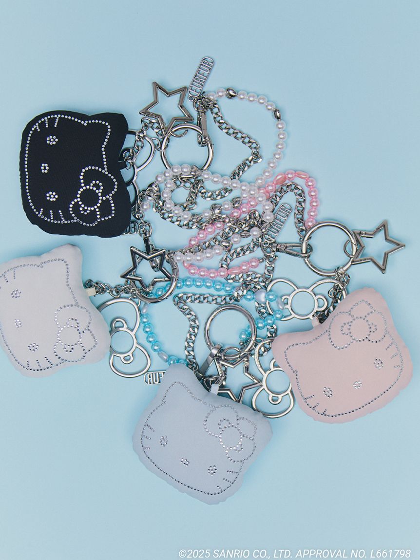 FURFUR「HELLO KITTYクリスタルチャーム」|キーケース|