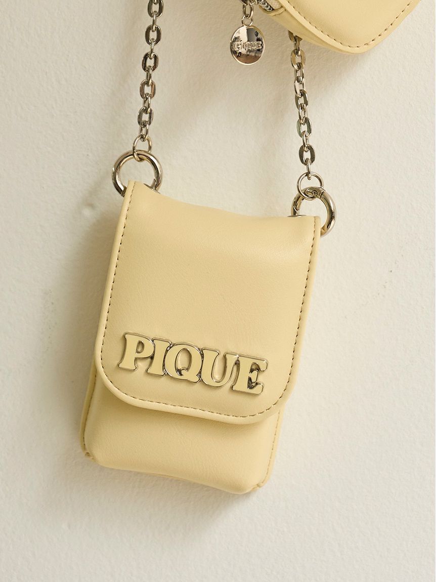 gelato pique「2wayリップ＆マルチケース」|ポーチ|YEL