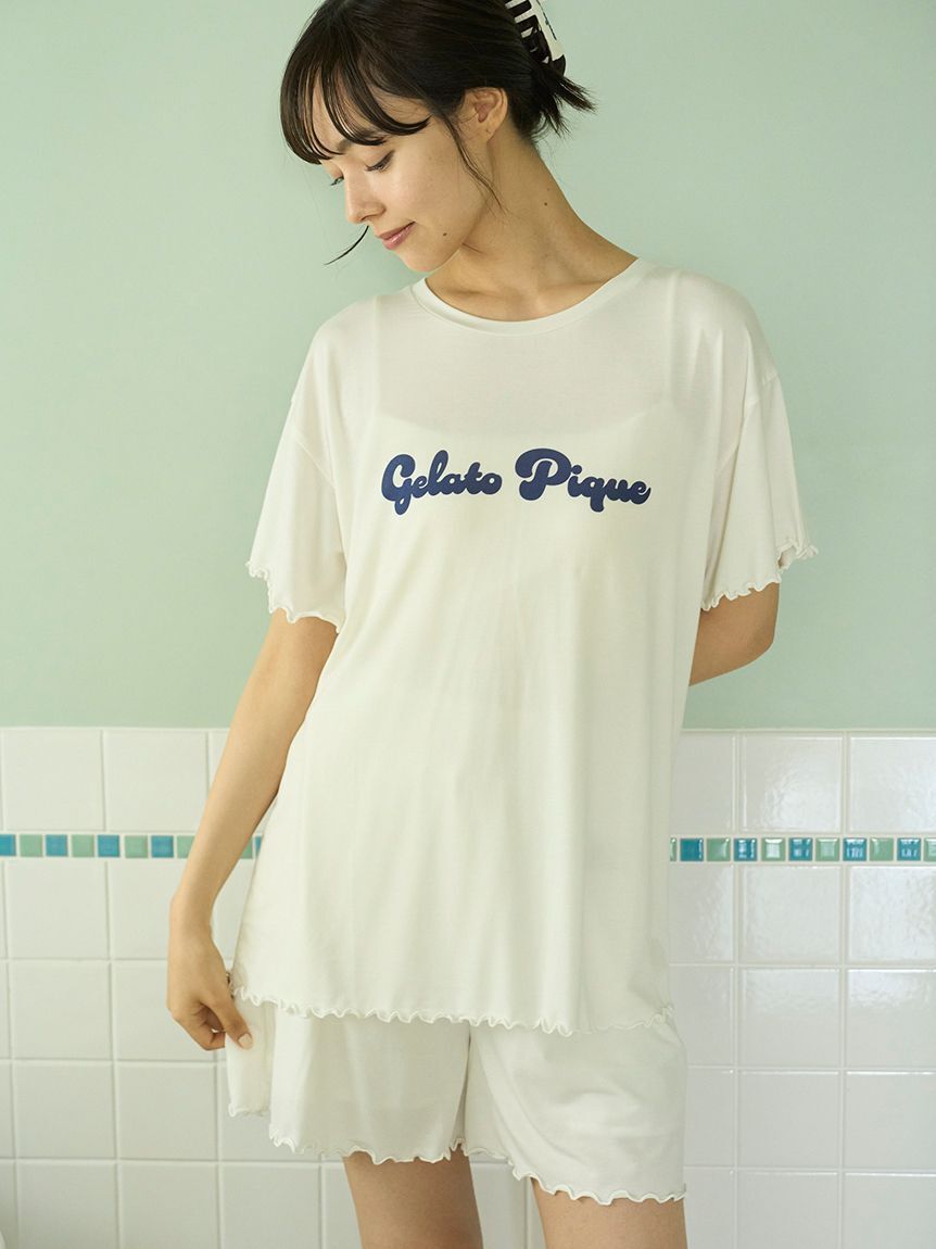 gelato pique「【ラッピング済み】カラフルロゴTシャツ&ショートパンツSET」|ルームウェア|