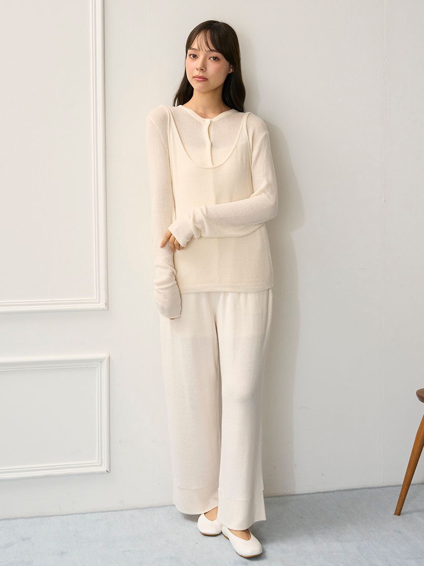 gelato pique「シアー キャミソール」|ルームウェア|