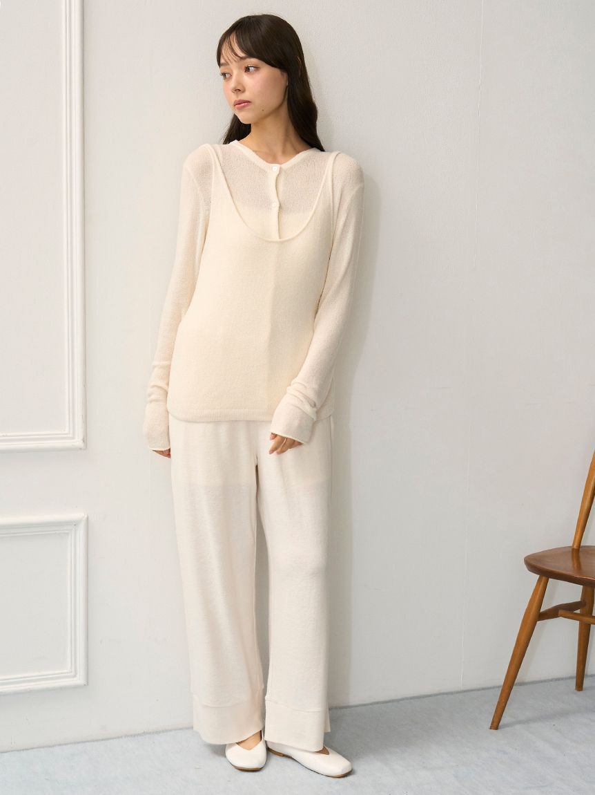 gelato pique「シアー キャミソール」|ルームウェア|