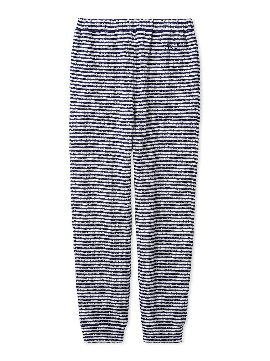 GELATO PIQUE HOMME「【HOLIDAY】【HOMME】ボーダーふくれジャガードロングパンツ」|ルームウェア|