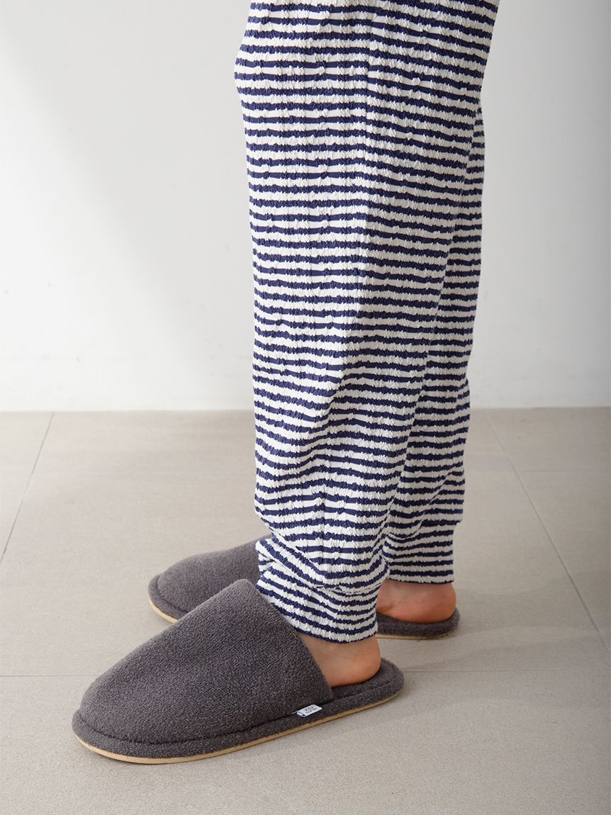 GELATO PIQUE HOMME「【HOLIDAY】【HOMME】ボーダーふくれジャガードロングパンツ」|ルームウェア|