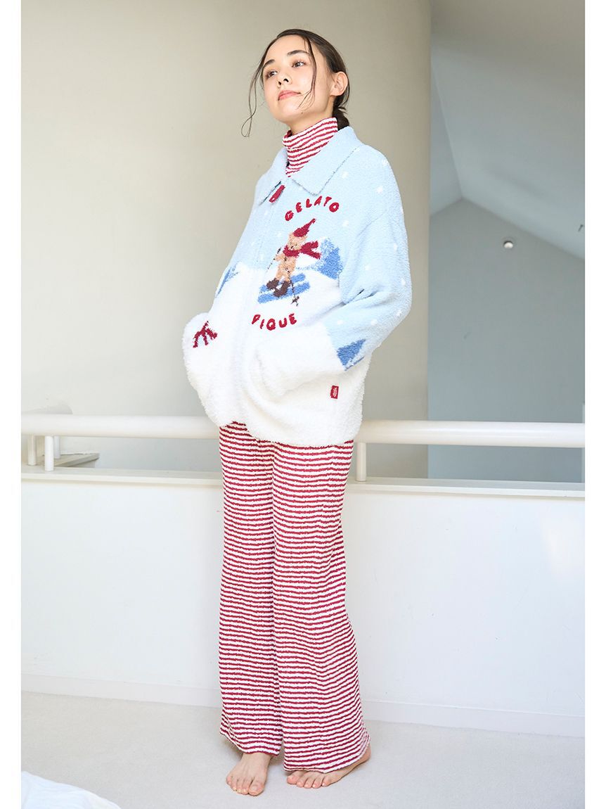 gelato pique「【HOLIDAY】スキーベアジャガードカーディガン」|ルームウェア|