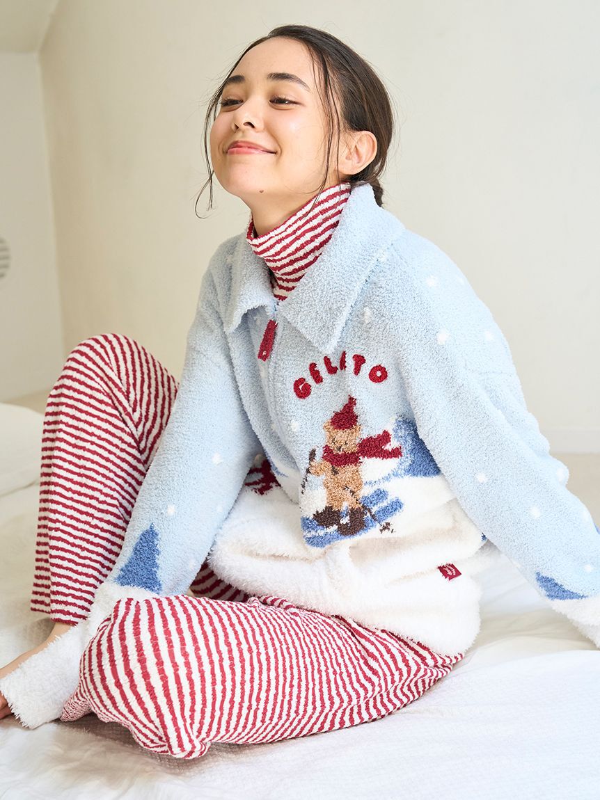 gelato pique「【HOLIDAY】スキーベアジャガードカーディガン」|ルームウェア|