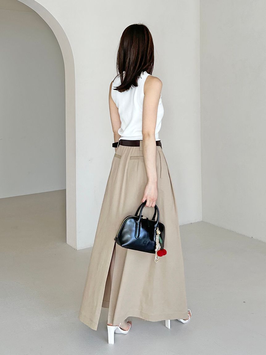 SNIDEL「チノワイドスカート」|スカート|