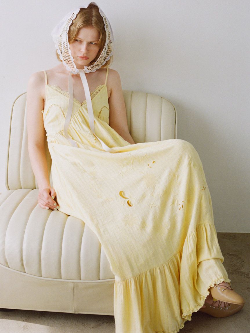 SNIDEL「フラワーエンブロイダリーマキシワンピース」|ワンピース|